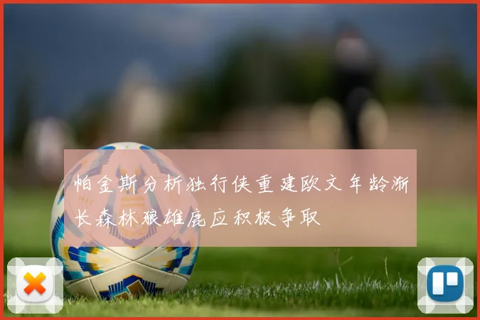 帕金斯分析独行侠重建欧文年龄渐长森林狼雄鹿应积极争取